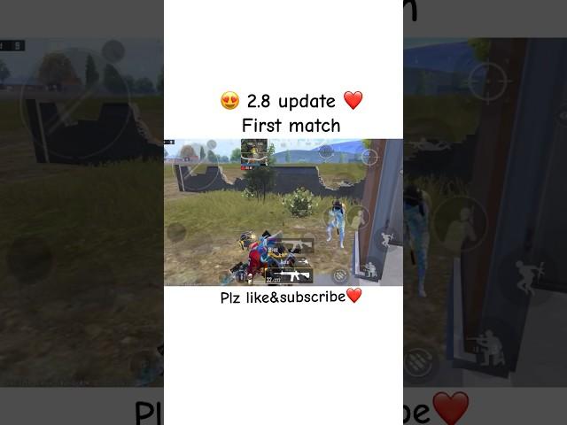  OMG FIRST MATCH ZOMBIE MODE || 2.8 UPDATE #bgmi #viral  #pubg #shorts  #update