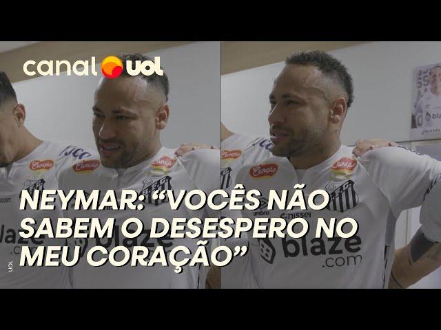 NEYMAR CHOROU EM DISCURSO ANTES DA PARTIDA CONTRA O CORINTHIANS: ‘CORRAM POR MIM’, PEDIU ELE; VEJA