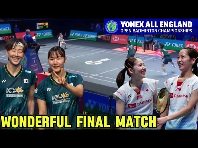 Baek/Lee (KOR) VS Matsuyama/Shida (JPN) | Wonderful Final Match Badminton All England Open 2024