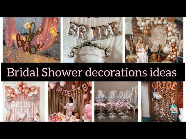 Easy Classy Bridal shower decorations ideas|| Trendz hub