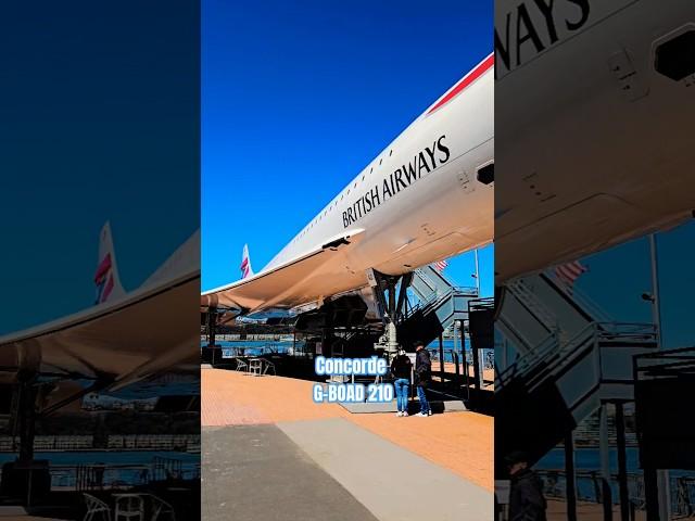 concorde G-BOAD 210 at the Intrepid