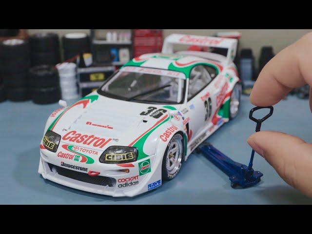 Castrol TOM's Toyota Supra GT Model Car Full Build Step By Step