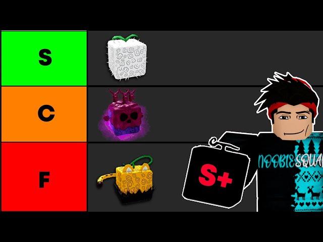 Blox fruits, Ranking Every Fruit in Update 17.3 with Tier List!