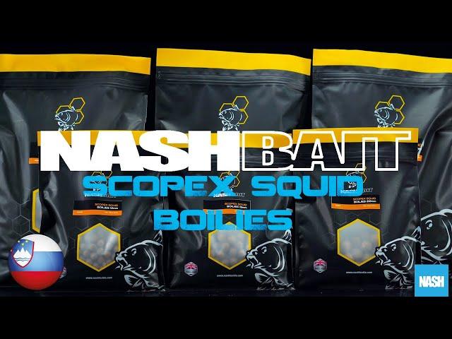 Nashbait Scopex Squid Boilie Range SLO