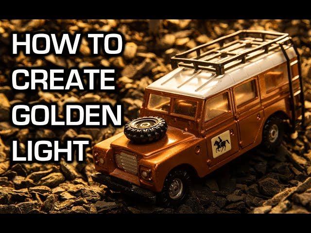 How to Create Golden Light with 2 Lights and a Reflector!