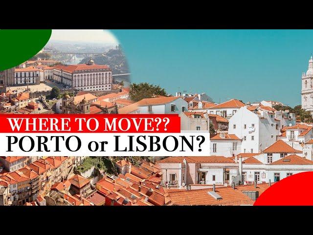 Lisbon vs Porto: which City is Better for LIVING in Portugal??