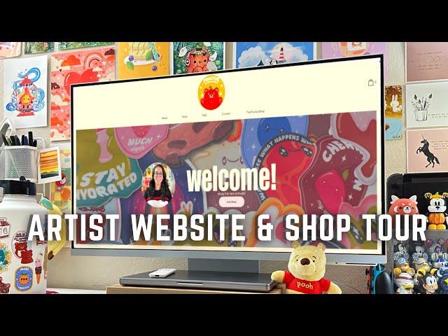 Inside My Artist Website: A Tour of My Online Shop | Why I Decided to Create a Website for My Art