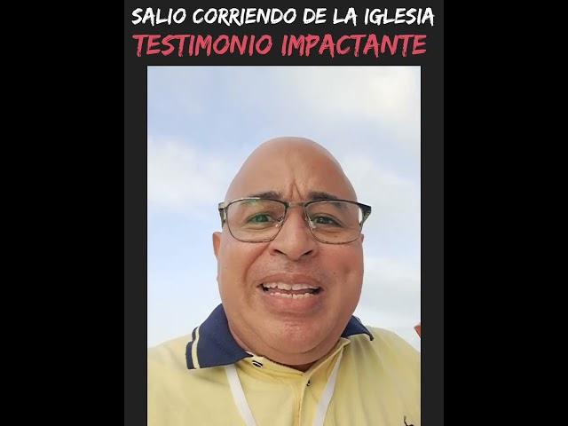 salió corriendo de la iglesia  testimonio impactante  reflexión pastor jair de la rosa