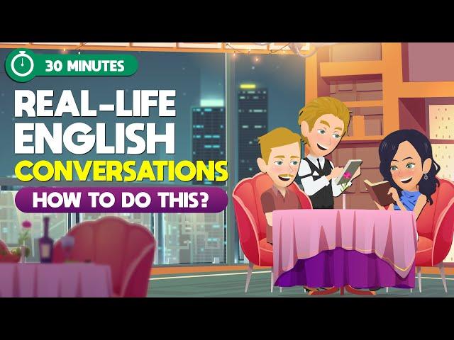 Real-life conversation to learn English in 30 MINUTES | How to ask for price? | Speak like a native