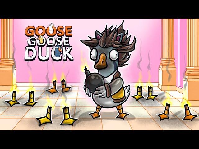 Я ВСЕХ ВЗОРВАЛ! САМАЯ УГАРНАЯ РОЛЬ В ГУСИНОЙ МАФИИ! Goose Goose Duck