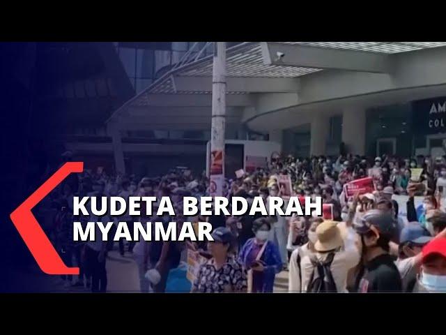 Kudeta Myanmar, 18 Tewas Dalam Unjuk Rasa