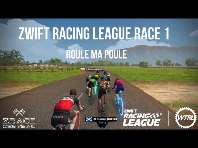 Zwift Racing League Race 1 Guide // Roule Ma Poule