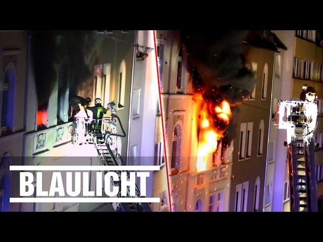 Feuer in Köln - Rettung in letzter Sekunde (Wohnungsbrand / Brandmelder)