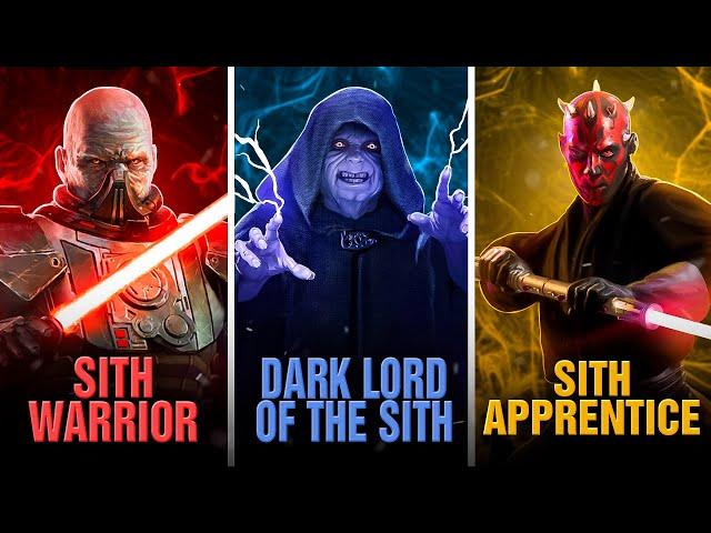 EVERY SINGLE Sith Rank/Specialization Explained!