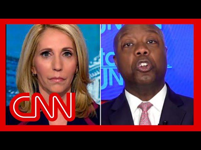 'Oh come on': Bash presses Tim Scott on Trump's false claims