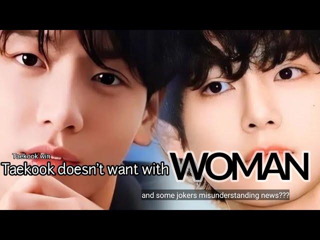 Taekook doesn't like with WOMEN. Taekook is real and how they "can't understand" the news | Taekook