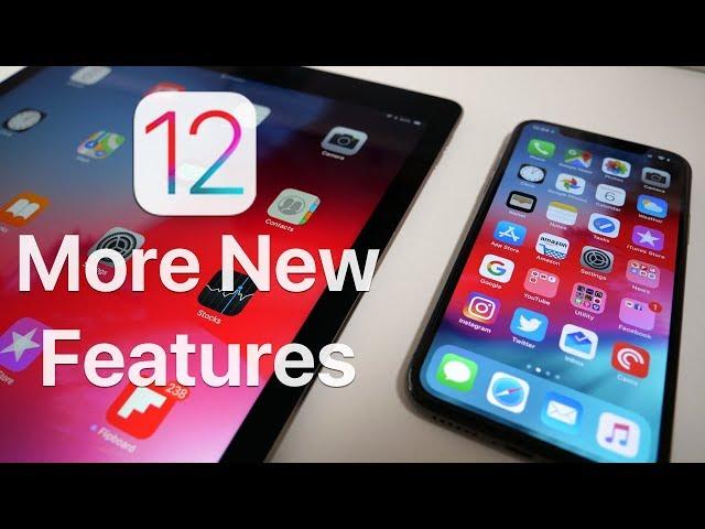 iOS 12 - More New Features!