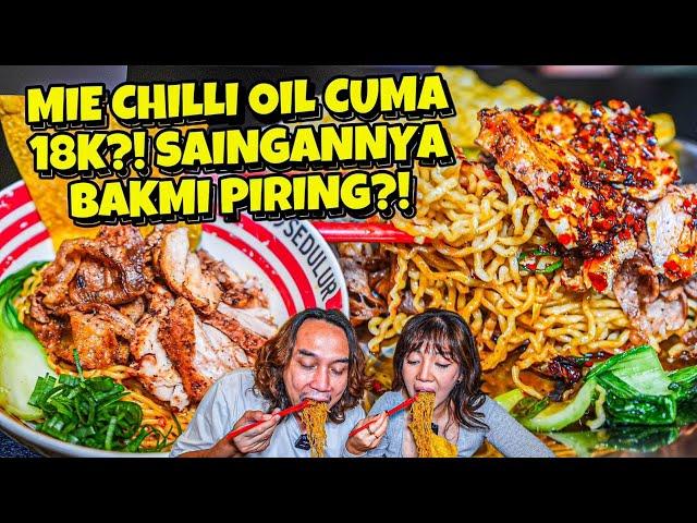 MURAH! MIE CHILLI OIL HARGA 18K!? SAINGAN BAKMI PIRING KAH?