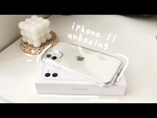 2021 Iphone 11  unboxing white 128gb (aesthetic) | Malaysia