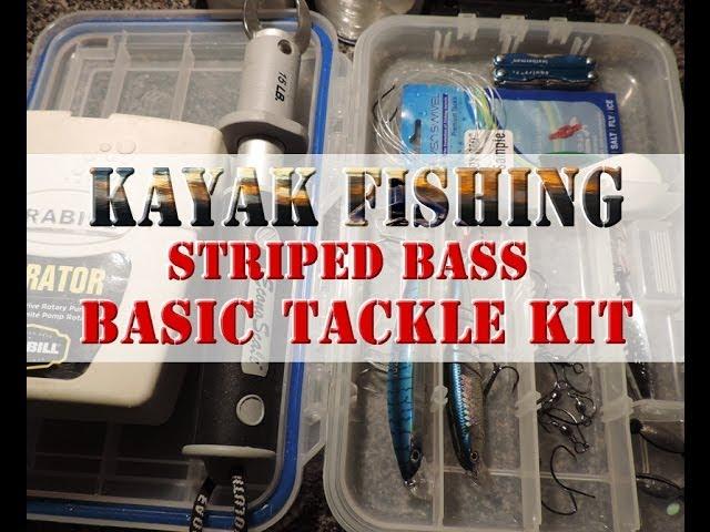 Kayak Fishing for Striped Bass - Basic Tackle Kit