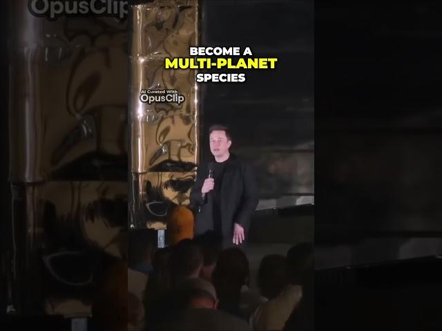 EXCERPT from STARSHIP 2024 - Musk's Urgent Call for Multi Planetary Species