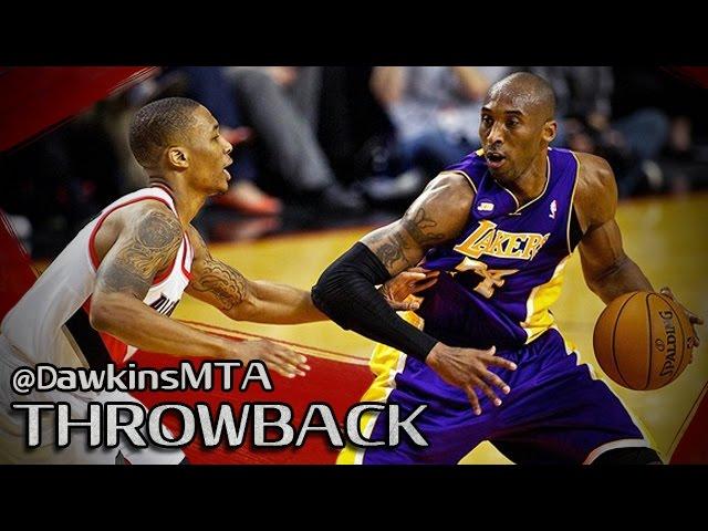 Kobe Bryant vs Damian Lillard Full Highlights 2013.04.10 - 47 For Kobe, 38 For Rookie Dame!