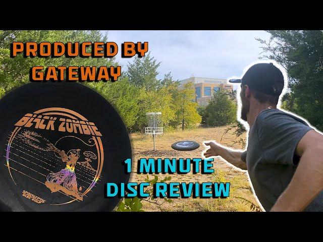 1 Minute Black Zombie Disc Golf Review