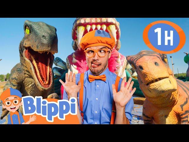 Blippi The Dino Explorer | Blippi | Educational Kids Videos | Moonbug Kids