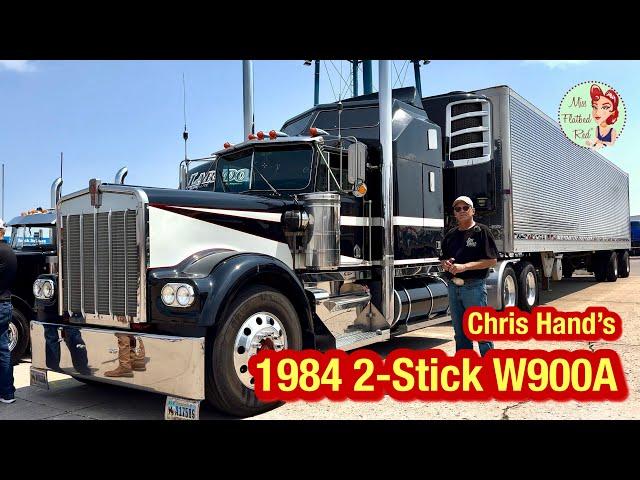 Chris Hand's Extended Hood 2-Stick 1984 W900A Kenworth Truck Tour