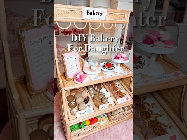 DIY Bakery for my Daughter  #DIY #Momlife #diytoys #crafts #viral #fyp #diycrafts