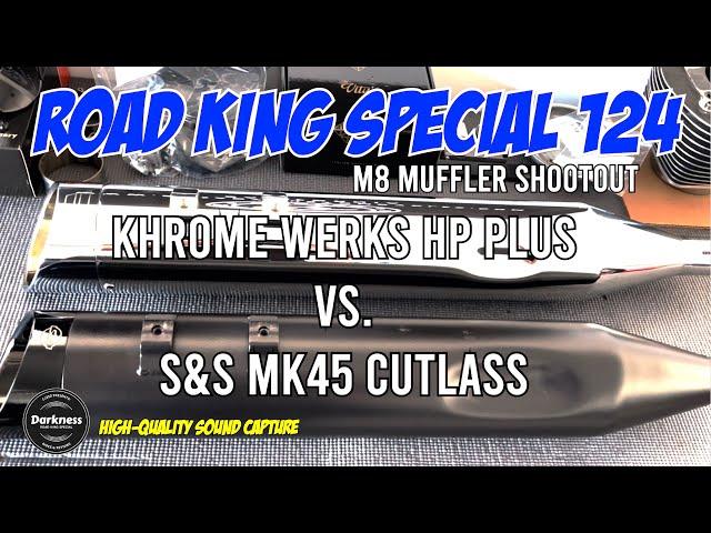 Road King Special - 124 M8 muffler shootout: Khrome Werks vs. S&S Cycles #khromewerks #sscycle