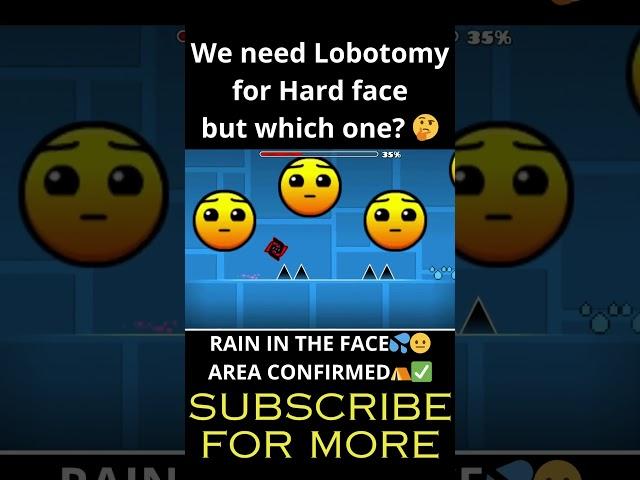 We need Lobotomy for Hard face but which one?  #geometrydash #shorts #fireinthehole