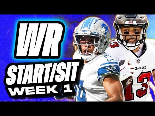  WEEK 1 WR MUST Start/Sit Picks!  | 2024 Fantasy Football Advice