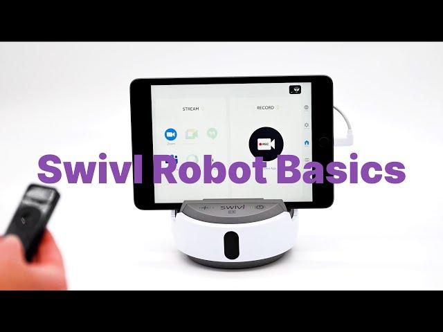 How to use the Swivl CX Robot - Learn Swivl Robot Basics