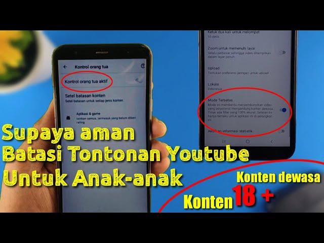 Cara Setting Batas Umur/Konten Dewasa di Youtube Untuk Anak-anak