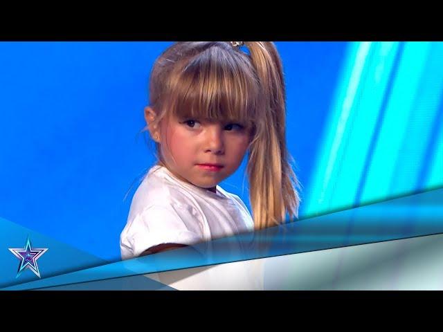 5-Years-Old Girl LEAVES You SPEECHLESS With COOL Moves | Auditions 3 | Spain's Got Talent Season 5