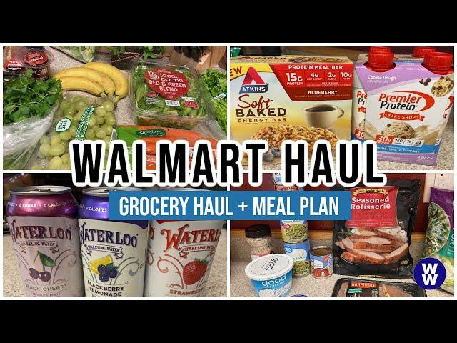 NEW FOOD FINDS! |  Healthy Walmart Grocery Haul + Weekly Meal Plan
