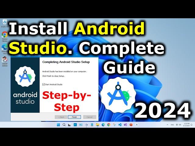 How to Download and Install Android Studio on Windows 10 / 11 [2024 Update] Step by Step Guide