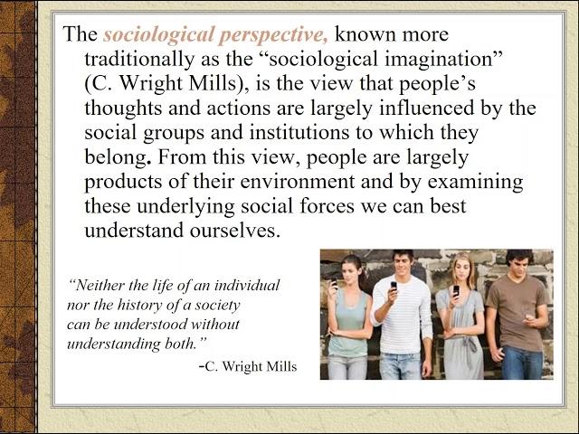 Video Lecture 1a   Popular Culture   The Sociological Perspective & Other Basic Terms & Concepts in