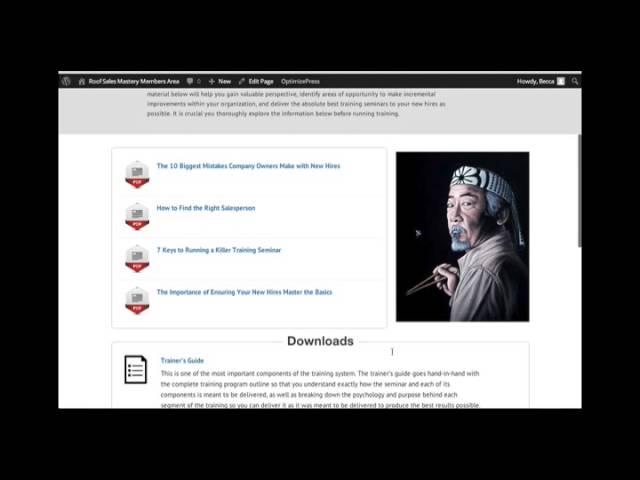 Roof Sales Mastery - "New Hires Training Program" Walkthrough