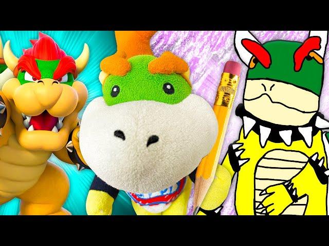 Bowser Jr Draws Nintendo Characters