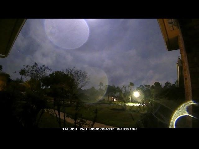 Overnight Timelapse - Cold front blowing through