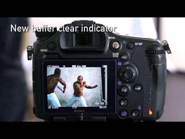 Sony a99 II autofocus and buffer demo