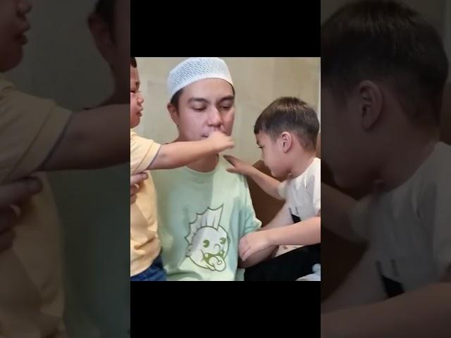 Potret kerepotan Baim Wong jaga 2 anak krn Paula sakit | bapau  #shorts