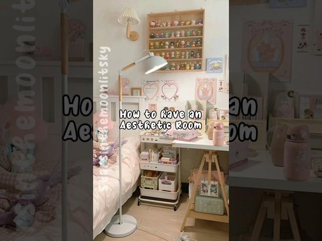 How to have an Aesthetic Room #glowup #korean #aesthetic #room #beautytips #decor