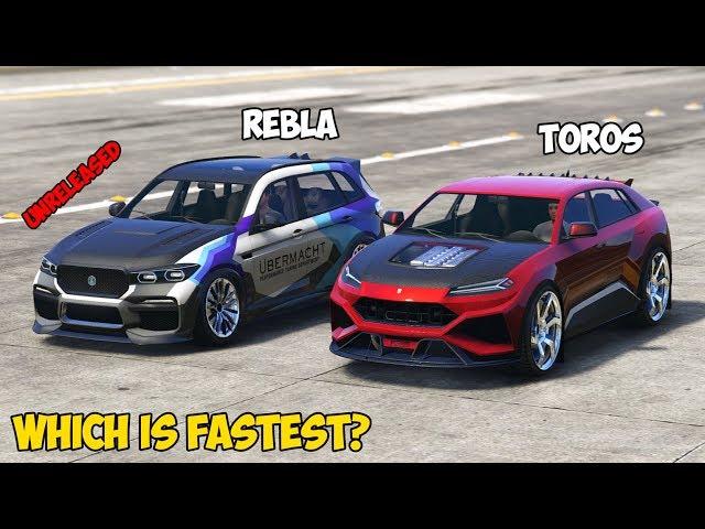 GTA 5 - REBLA GTS vs PEGASSI TOROS - Which is Fastest?