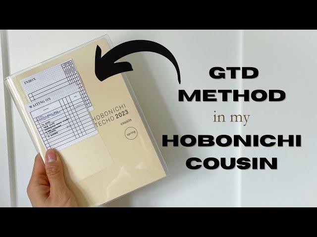 hobonichi cousin planner system | How I'm implementing the GTD method in my Hobonichi Cousin!