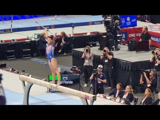 Leanne Wong - 13,425 Beam - Olympic Trials 2024 Day 1