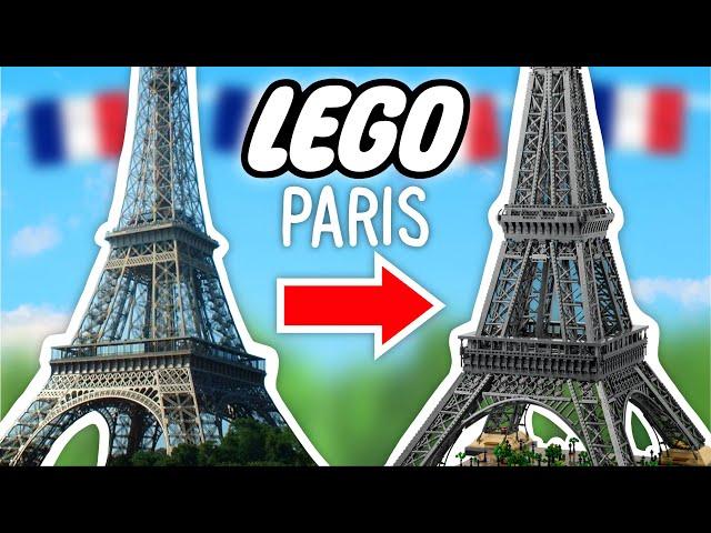 I Built PARIS Out Of LEGO! (In Paris!)