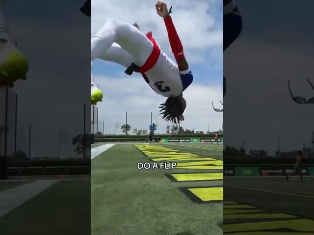 Zech Sample a gymnast fr  #shorts #football #highlights #flip #celebration #7v7